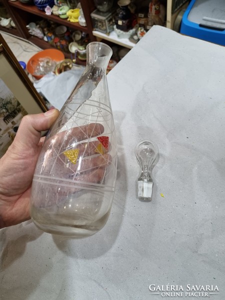 Old glass bottle