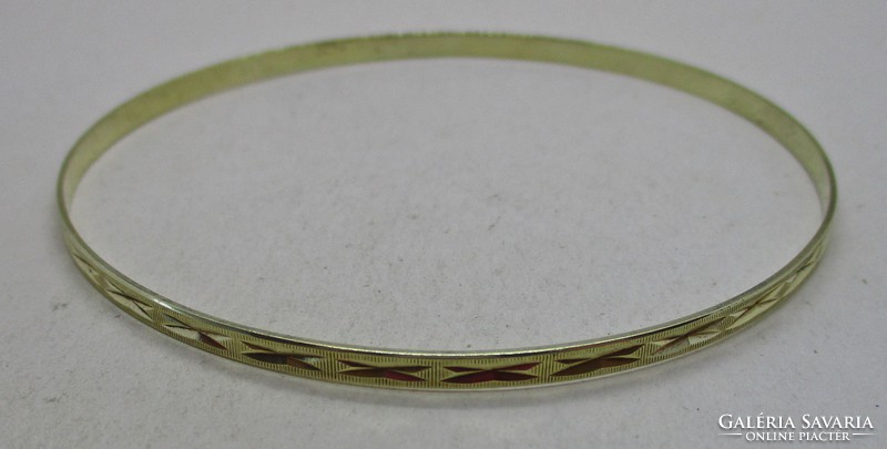 Beautiful old engraved 14kt gold bangle