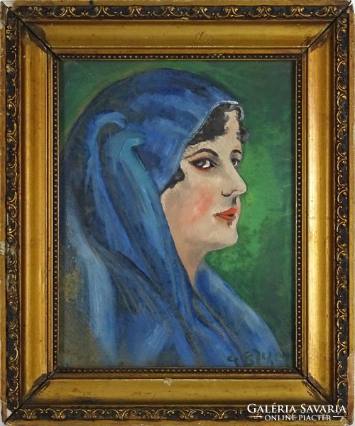 1H954 XX. századi festő : Női portré