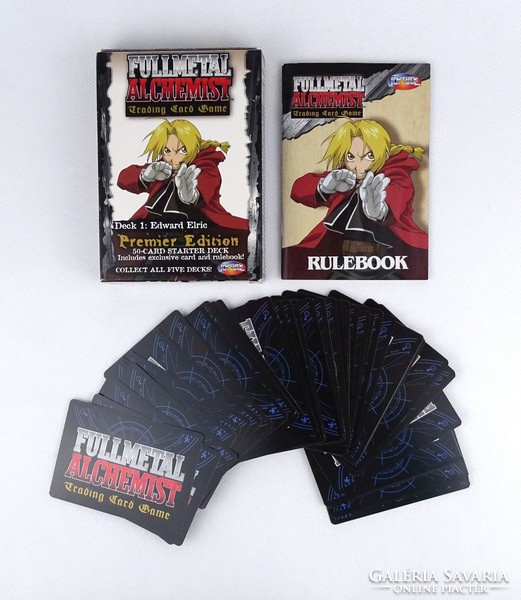 1I213 Fullmetal Alchemist Trading Card Game Deck 1 angol nyelvű kártyajáték
