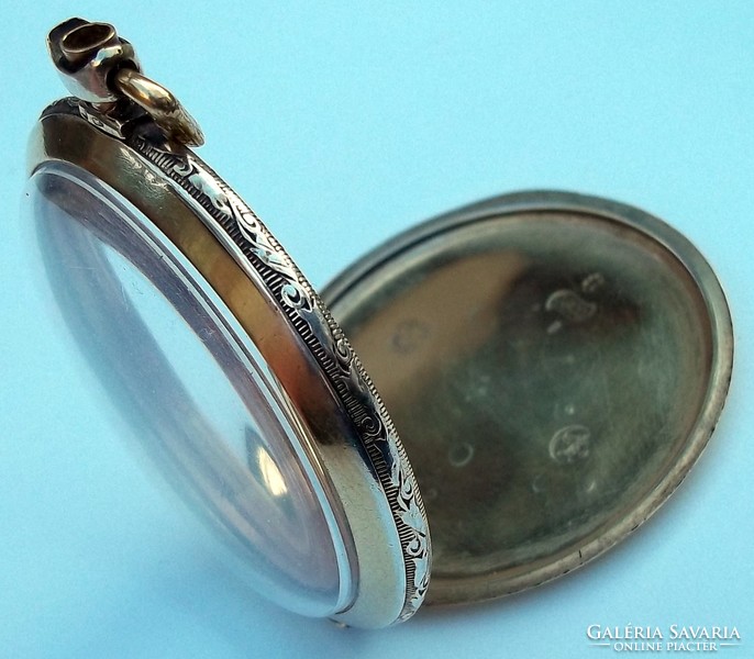 Art deco iwc gilt silver pocket watch case