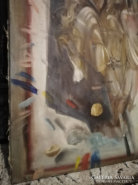 65x50 cm  szürrealista festmény