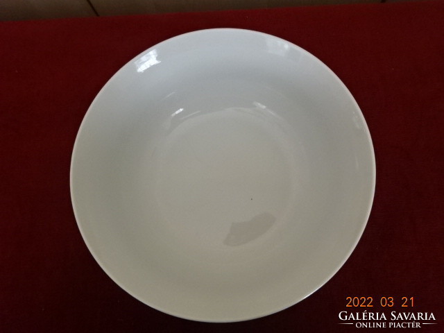 German porcelain bowl with flower pattern, diameter 25 cm. He has! Jókai.
