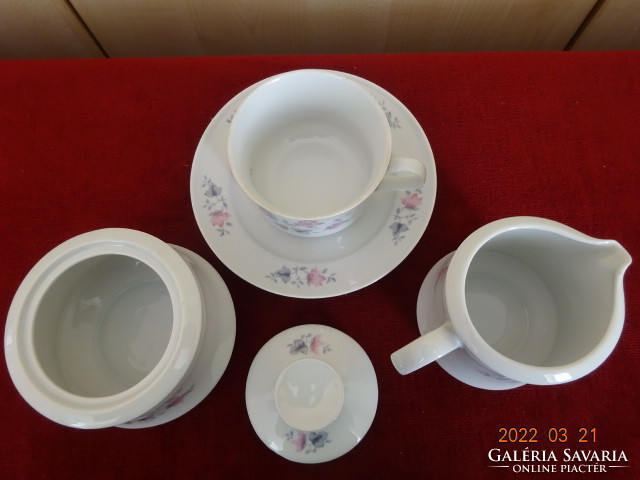 Lowland porcelain tea set for five people. He has! Jókai.