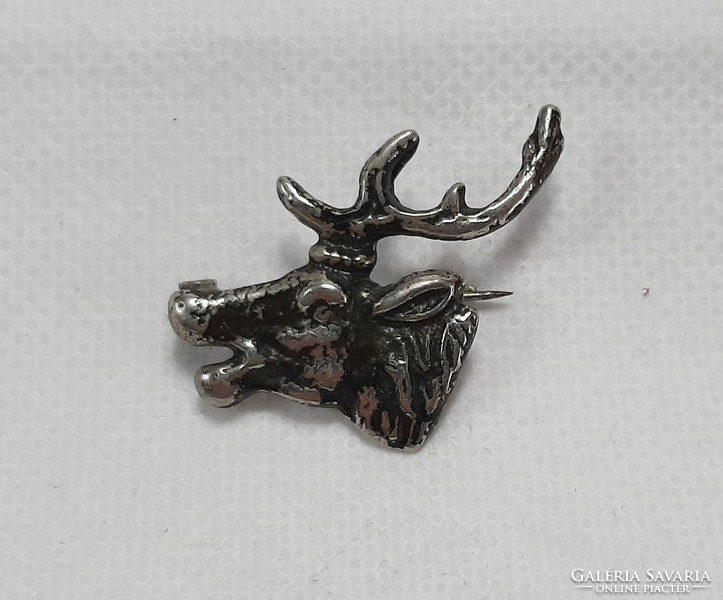 Vintage deer, trophy brooch, badge