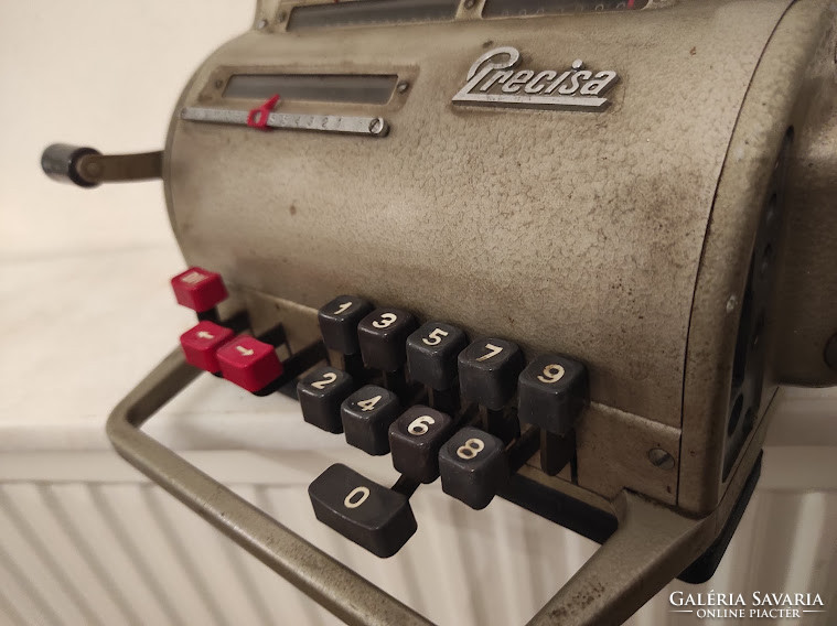 Antik számoló pénztár gép kassza cassa gyűjteménybe való számológép pénztárgép 504