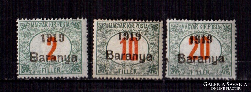 1919.Baranya (i.) (Serbian occupation * portó