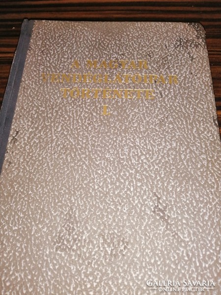 Book rarity! History of the Hungarian catering industry 1. 1943 edition 14000 ft