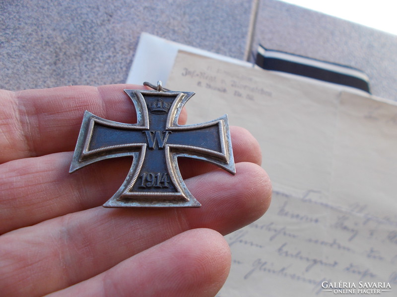Ww1, Iron Cross Division 2, marked aa, .. Certificate
