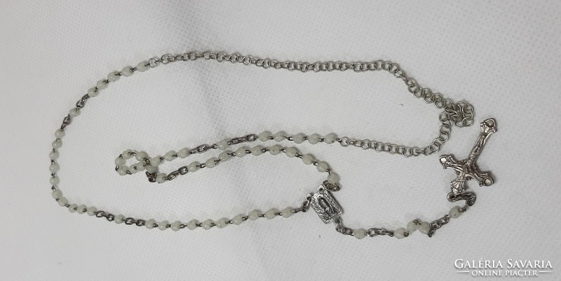 Vintage beaded rosary italy