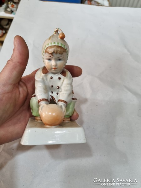 Old zsolnay porcelain figurine