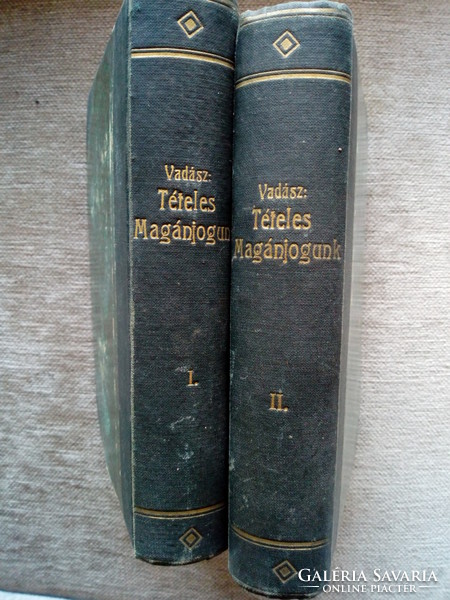 Dr. Vadász Lajos: Tételes magánjogunk I-II. (1942)