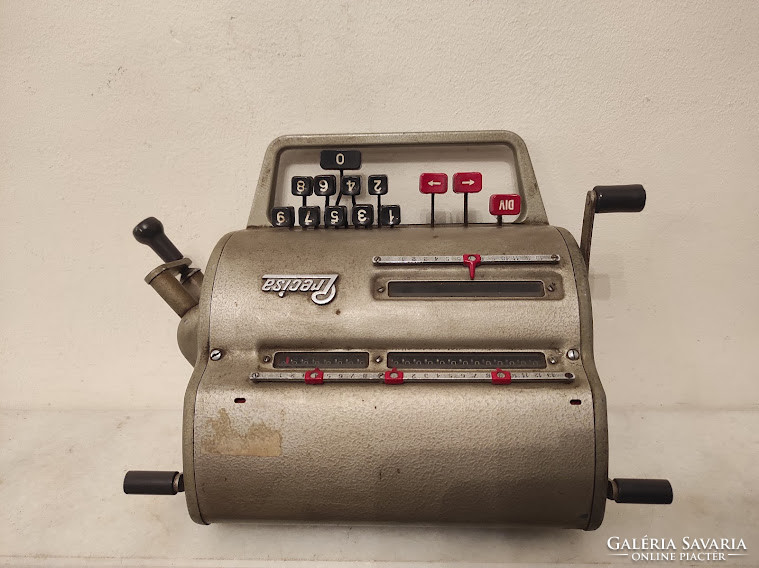 Antik számoló pénztár gép kassza cassa gyűjteménybe való számológép pénztárgép 504