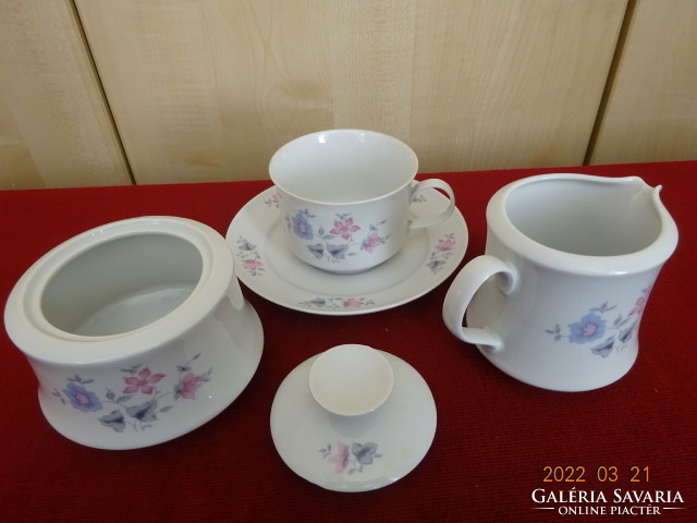 Lowland porcelain tea set for five people. He has! Jókai.