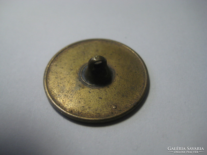 Katonai zubbony gomb , régi angol  , III. György idejéből  ,  22 mm ,