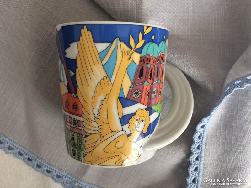 Brigitte doege rosenthal mug, limited edition