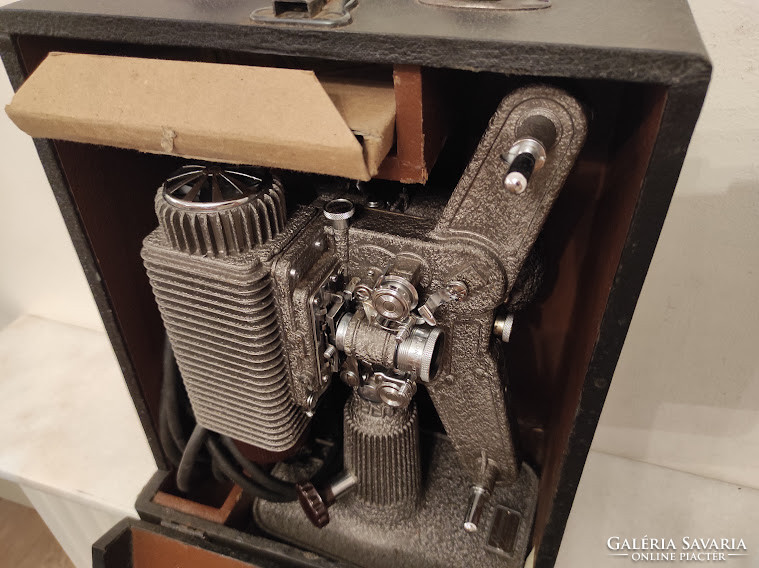 Antique film projector machine in cinema projector original box 843 5265