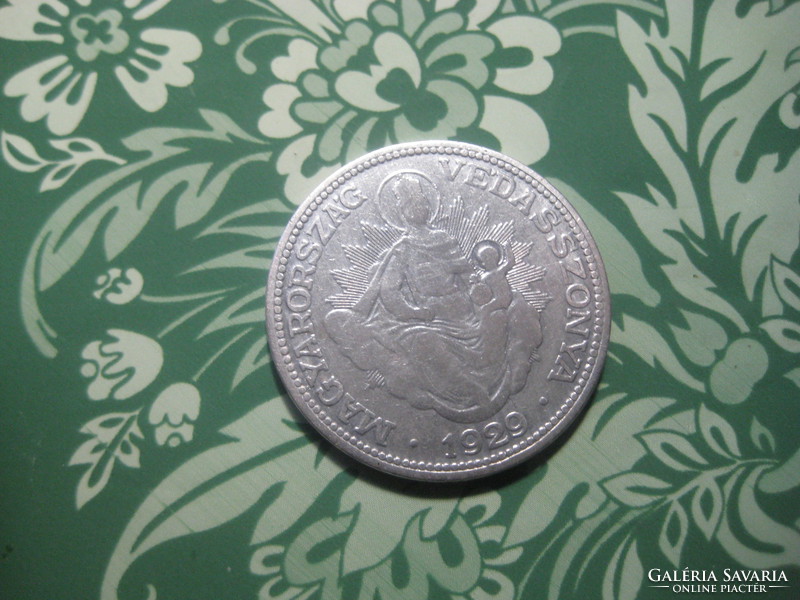 Ezüst  2 pengő  1929  évi
