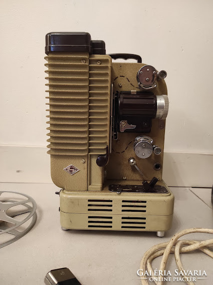 Antique film projector machine in original box of cinema projector 872 5266