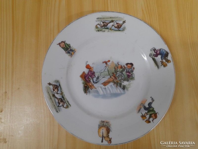 Haas & czjzek schlaggenwald porcelain plate offering.1939-1945.