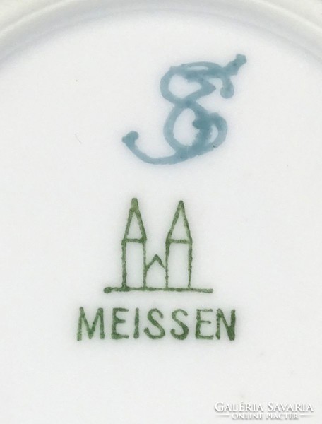 1G810 antique meissen porcelain coffee cup