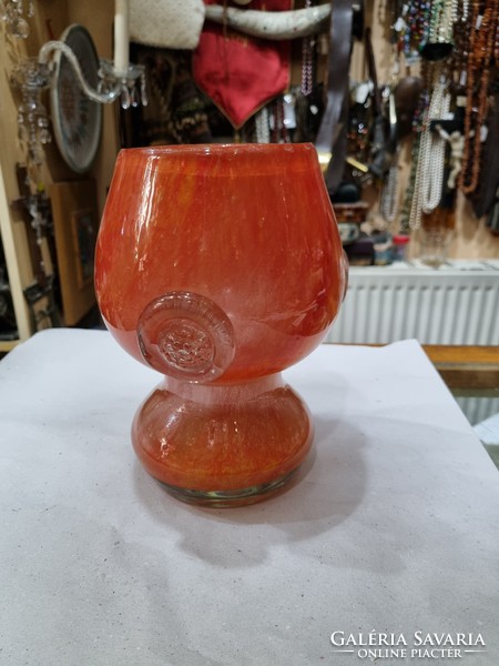 Crafts glass vase