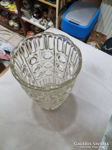 Old glass vase