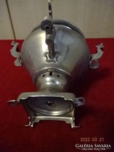 Russian metal, mini samovar, height 12 cm. He has! Jókai.