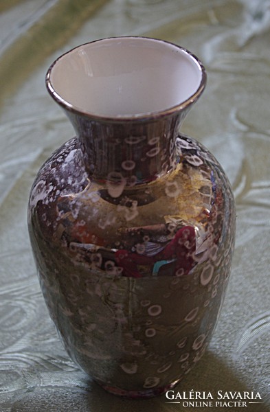 Stone cartilage witeg gray, lyceum-framed, hand-painted vase