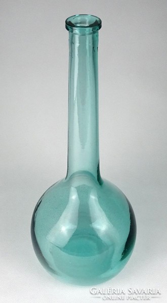1H434 antique huge pale green blown pub glass from the 1800s 36 cm