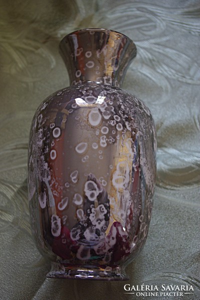 Stone cartilage witeg gray, lyceum-framed, hand-painted vase