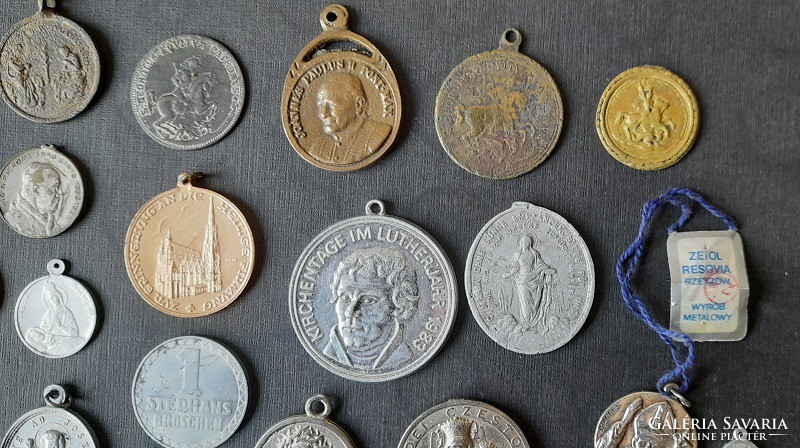 Church, religious medals, medals 32 pcs