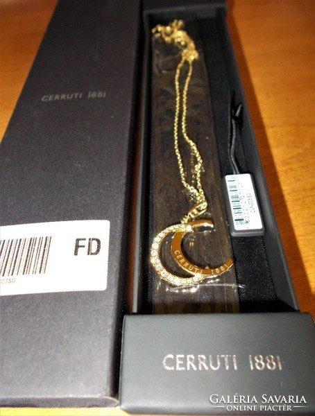 Cerutti 1881 necklace with pendant in box, new