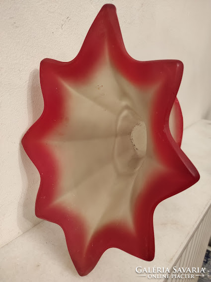 Antik art deco öntött üveg váza 945 5299