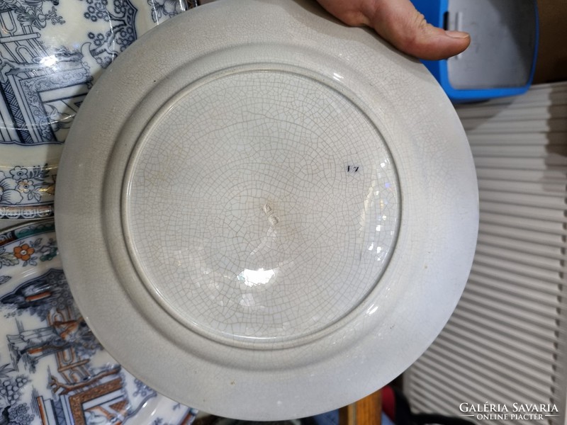 9 old oriental pattern plates