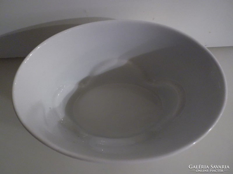 Bowl - 14 x 10 x 8 cm - thick - porcelain - snow white - German - quality - flawless