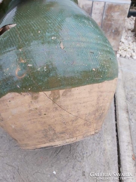 Beautiful large linen pot ceramic silk wedding pot