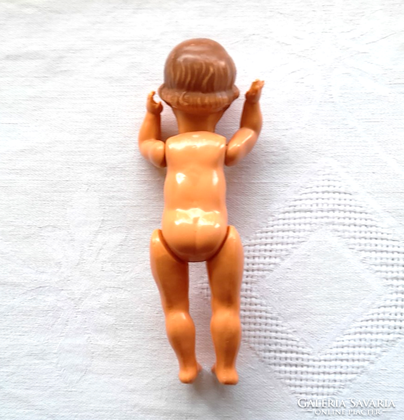 Old rubber sleeping doll 24 cm