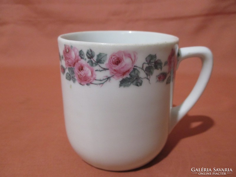 Pink mug with cup