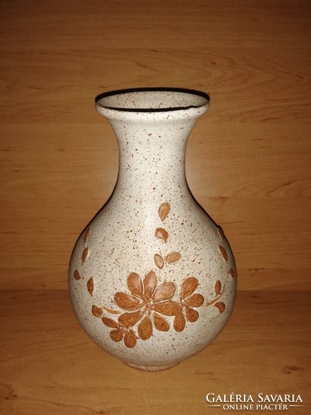 Retro kerámia váza 22 cm magas (6/d)
