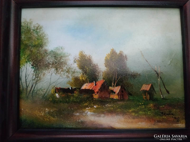 Zoltán Berda's painting entitled Tanya