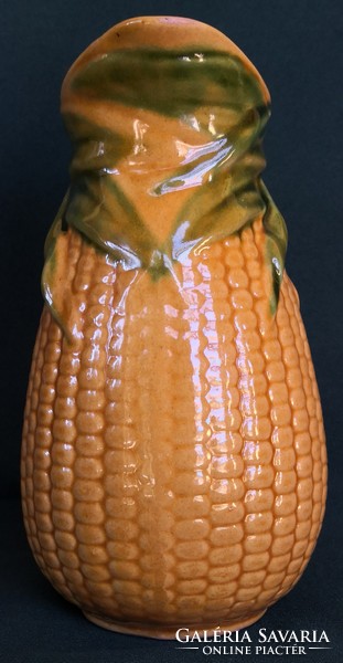 DT/043 - RETRÓ kukoricás, majolika boroskancsó