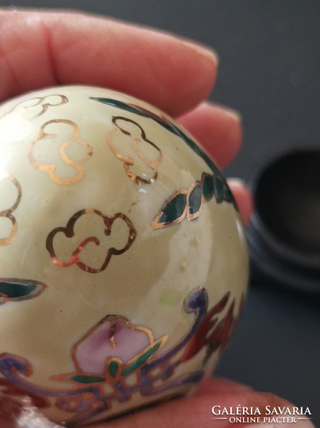 Hand painted porcelain eggs