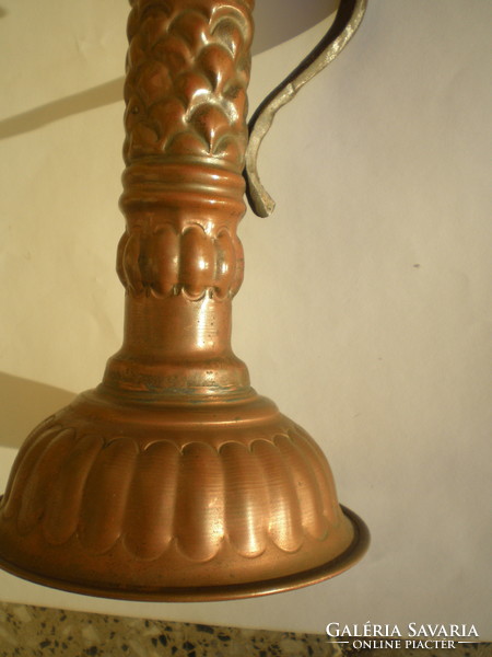 Wonderful copper candle holder, decorative piece can be the decoration of the apartment.