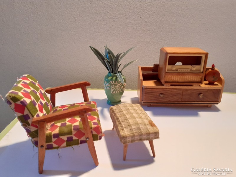 Retro design toy baby furniture mini mid century baby room furniture