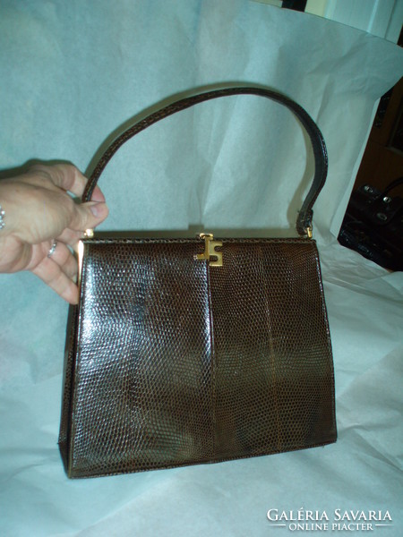 Vintage lizard handbag