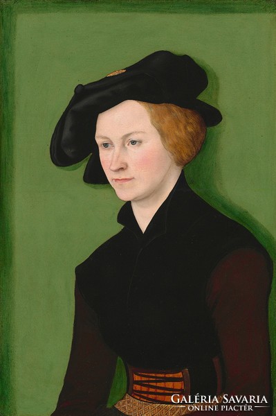 Id. Lucas Cranach - Női portré - reprint