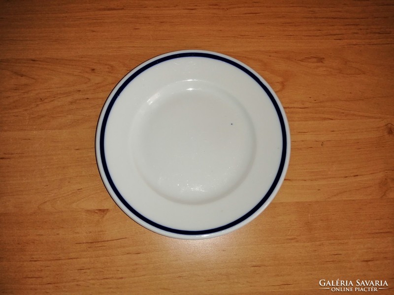Zsolnay porcelán kék szélű kistányér 18 cm (2p-2)