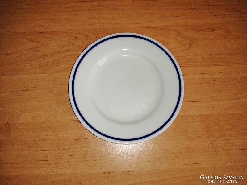 Zsolnay porcelain blue-edged small plate 18 cm (2p-1)