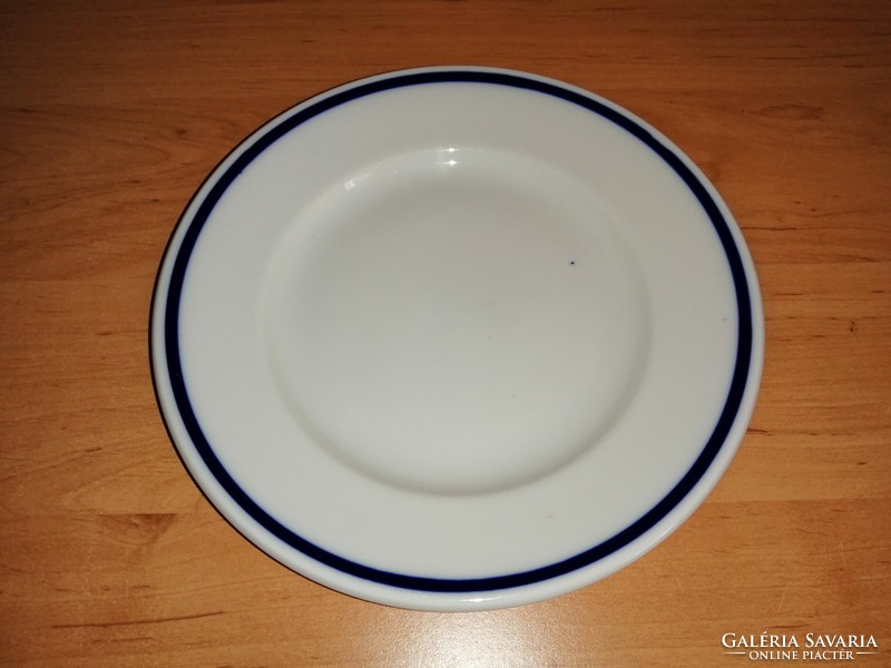 Zsolnay porcelán kék szélű kistányér 18 cm (2p-2)